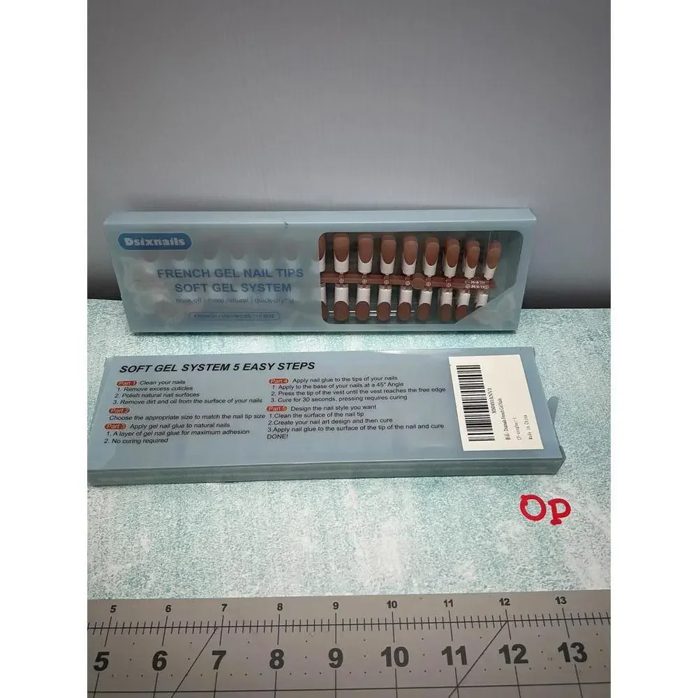 French Gel Nail Tips Soft Gel System‎ - 138 Pieces, 15 Sizes